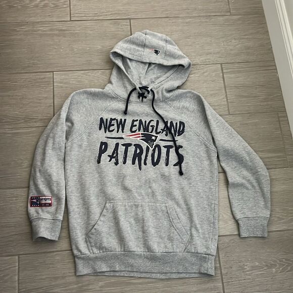 NFL New England Patriots Hoodie Size Small Gray - Picture 2 of 8